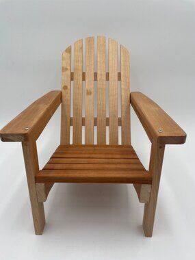 Miniature Wooden Chair Dollhouse Furniture Display Decor 11" Tall